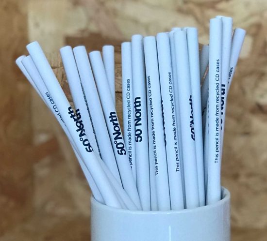 Briefing your architect pencils in pot